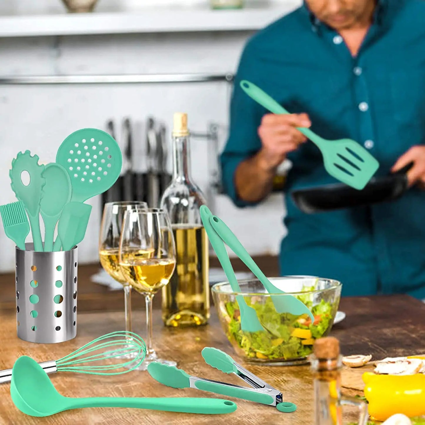 Silicone Kitchen Cooking set