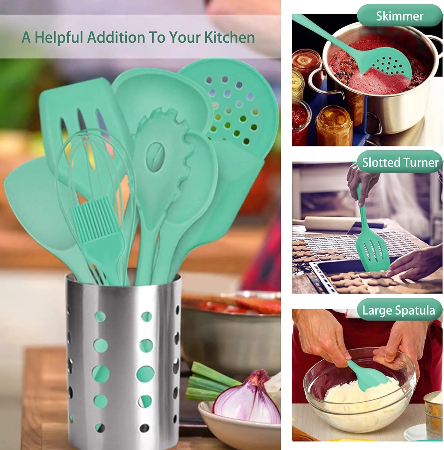 Silicone Kitchen Cooking set